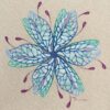 Mandala drawing drawings pencil pencildrawing blue wings carandache art drawart Artist paper colors