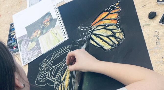 artistieke tieners kunst cultuur educatief kunststromingen art manga Kawaii cursus workshop Young Artist jonge kunstenaars leren learn draw paint making artistic pastel markers Pencils charcoal print CKC
